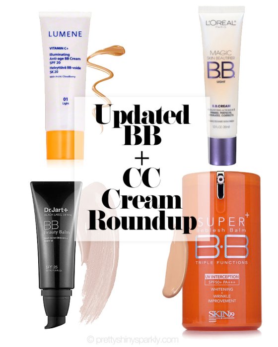 Updated BB & CC Cream Roundup Part 1