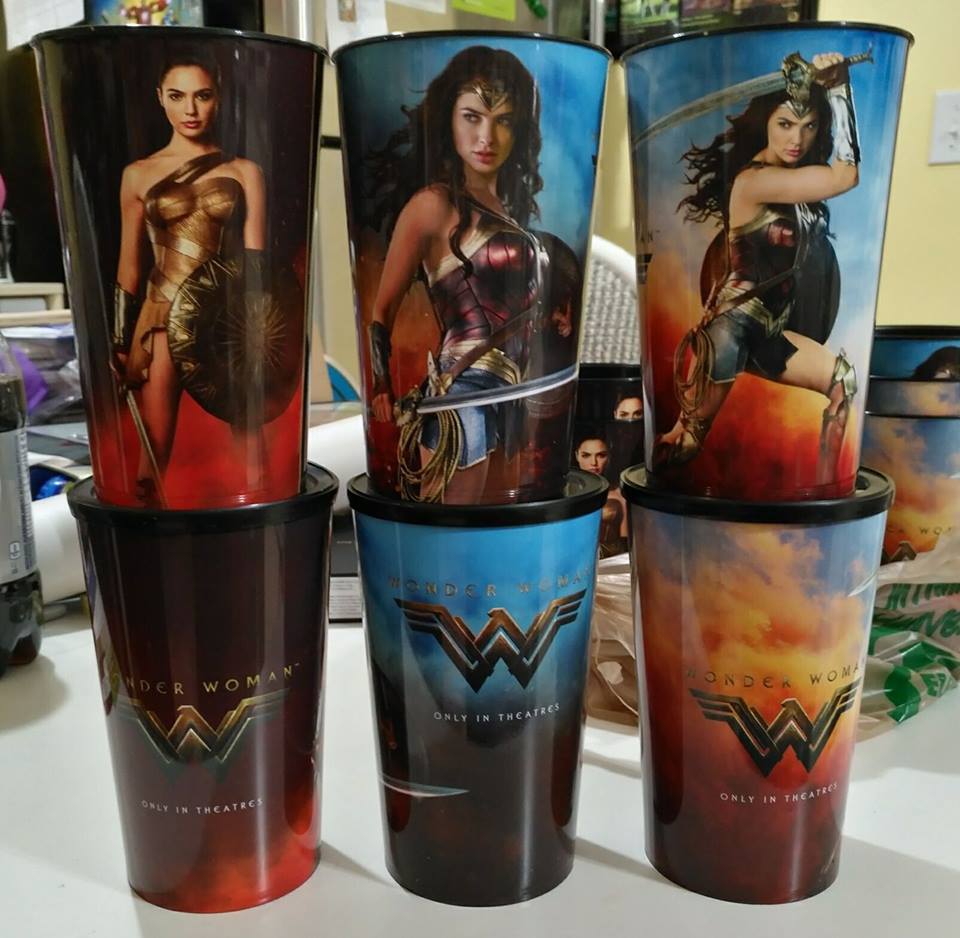 DC Women Kicking Ass – Wonder Woman Slurpie Cups Spotted